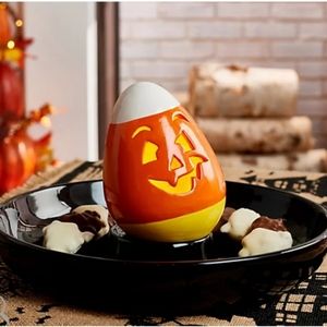 New Mr.Halloween illuminated Candy Dish/ chip & Dip Holder NIB